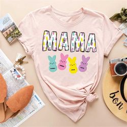 easter mama shirt, personalized mom shirt with kids names, personalized mom gift, easter gift for mom, custom easter shi