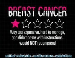 1 star rating breast cancer awareness funny fighter t-shirt copy