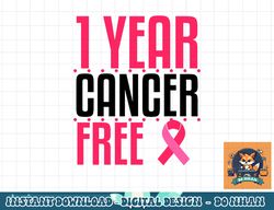 1 year cancer free remission breast leukemia colon survivor t-shirt copy