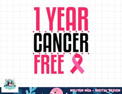 1 year cancer free remission breast leukemia colon survivor t-shirt copy