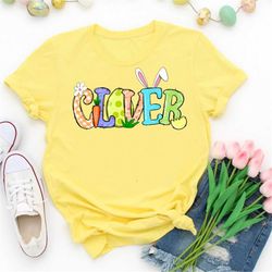 personalized easter kids shirt, cute easter gift for son daughter, boys girls easter shirt, kids easter shirt, cute east
