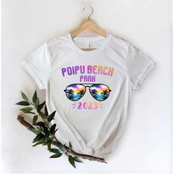 Poipu Beach Park 2023 Shirt, Summer Sunglasses Shirt, Beach Vacation Shirt, Summer Trip 2023 Shirt, Gift For Holiday, Fa