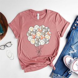 mouse balloons neutral minimalist shirt , cute theme park mouse shirt, mama and mini mouse park shirt, mouse balloons ne