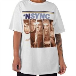 nsync tshirt, nsync tee, nsync tshirt, nsync graphic tee, *nsync band tshirt