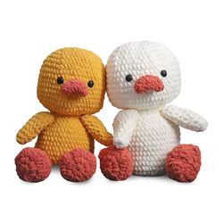 bernat quackers the crochet duck, sunsoaked