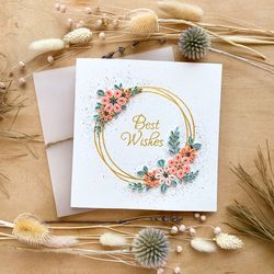 greeting card - best wishes