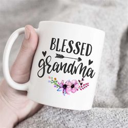 blessed grandma mug, grandma mug, gift for grandma, new grandma mug, mimi mug, mimi gift, grandma gift,  grandma coffee