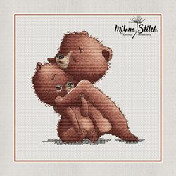 bears cross stitch pattern