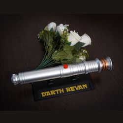 star wars wedding bridal bouquet holder | bridesmaid bouquet geek wedding revan's lightsaber