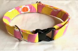 spring flowers dog collar