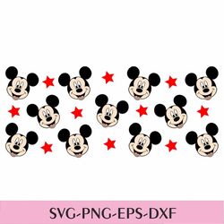 mickey mouse libbey can glass svg & png free cut files