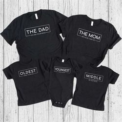 rules family shirt, funny matching family tshirts, family gift shirt, the rules funny family matching shirt, sibling shi