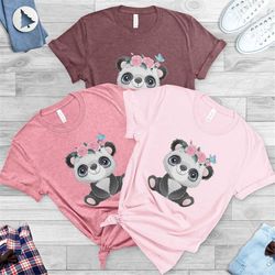 panda bear shirt, birthday gift shirt, toddler shirt, kids shirt panda tee, panda t-shirt, funny panda shirt, cute panda