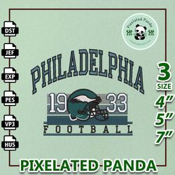 philadelphia eagle logo football embroidery design, nfl philadelphia eagles football logo embroidery design, famous foot