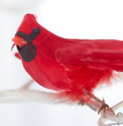 artificial flying cardinal