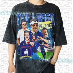 vintage wash ted lasso vintage t-shirt, ted lasso shirt, jamie tartt shirt,  ted lasso gift | roy kent gift, afc richmon