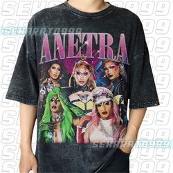 vintage wash anetra retro shirt, anetra 90's vintage homage shirt, drag queen reality show, drag queen season 15 at15