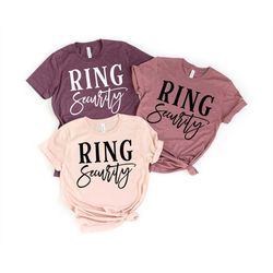 ring security shirt, funny wedding tshirt, matching wedding party shirt, ring bearer shirt, boys wedding shirt, custom r