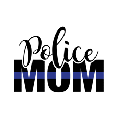 police mom badge svg files, thin blue line svg cut files, police mum svg vector files, police mom hero vector