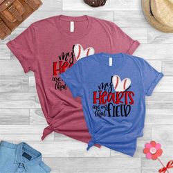 game day shirt, baseball shirt, baseball tshirt,my heart is on that field shirt, field shirt, game shirt, baseball shirt