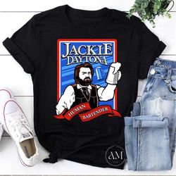 funny jackie daytona human bartender vintage t-shirt, jackie daytona shirt, warhol calssic shirt, what we do in the shad