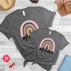 mother day gift for grandma, mother day gift from son, blessed mama shirt, mama rainbow shirt, mother day gift, rainbow