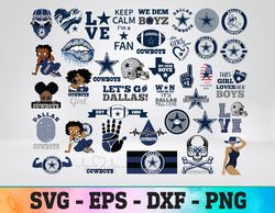 Dallas Cowboys logo, bundle logo, svg, png, eps, dxf 2