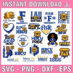 24 files fisk university svg, hbcu teams svg, hbcu football svg, sport bundle svg, sport bundle svg, clipart