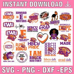 26 files edward waters svg, hbcu teams svg, hbcu football svg, sport bundle svg, sport bundle svg, clipart