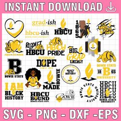 24 files bowie state university svg, hbcu teams svg, hbcu football svg, sport bundle svg, sport bundle svg, clipart