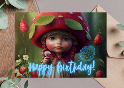 digital greeting card. happy birthday!