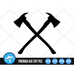 crossed axes svg files | fireman axe svg cut files | axe silhouette svg vector files | firefighter vector | axe monogram