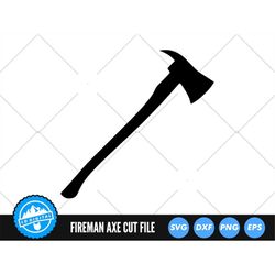 fireman axe svg files | axe svg cut files | axe silhouette svg vector files | firefighter vector | axe monogram | firema