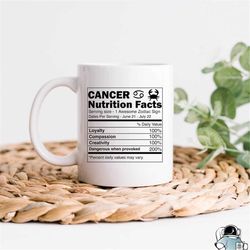 cancer coffee mug, cancer zodiac mug, cancer gift, cancer birthday gift, cancer zodiac sign, cancer astrology gift, canc