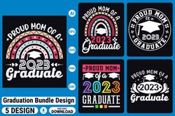 graduation 2023 bundle svg, proud mom