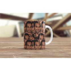 Aziz Ansari Coffee Cup | Aziz Ansari Lover Tea Mug | 11oz & 15oz Coffee Mug