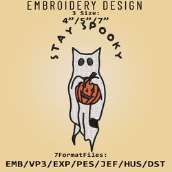 stay spooky embroidery designs, horror character embroidery files, halloween horror character, machine embroidery patt