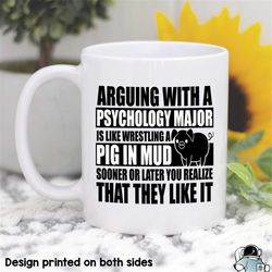 psychology major mug, psychology mug, psychology gift, psychology major gift, psych major, psychology coffee mug, psycho