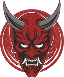 demon embroidery