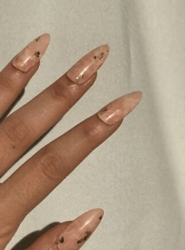 rose quartz pink marble and gold press on nails/fake nails/luxury long nails