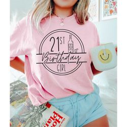 21st birthday girl,i gave birth 21 years ago where's my drink,21st birthday shirt,21st birthday gift,21st birthday gifts