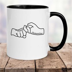 asl friends mug, asl name mug, personalized asl mug, sign language gifts