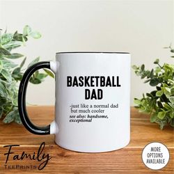basketball dad just like coffee mug  basketball dad gift  funny basketball dad mug  gift for basketball dad