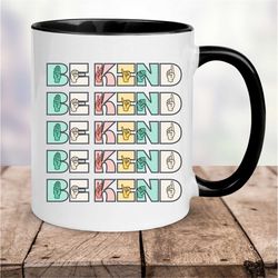 be kind mug, asl gift, asl mug, 11oz coffee mug