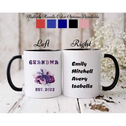 mug for grandma, great grandma mug, nonna mug, nana mug, personalized mug for grandma