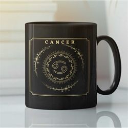 cancer zodiac mug,  cancer cup,  zodiac cancer mug, horoscope mug, cancer constellation mug