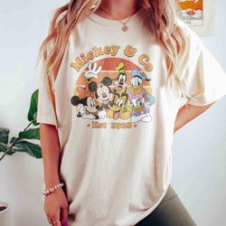 Mickey  Co Comfort Colors Shirt, Mickey and Friend