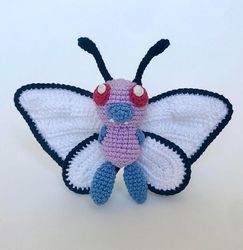 crochet  patterns  toys butterfree amigurumi pattern downloadable pdf, english