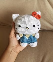 crochet  patterns  toys hello kitty amigurumi downloadable pdf, english, spanish