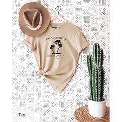palm springs t-shirt, palm springs shirt, retro palm springs shirts, vintage style palm springs shirts, california shirt